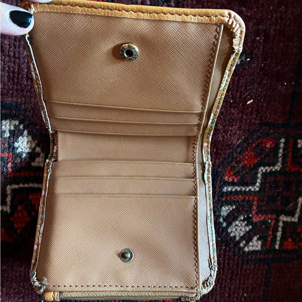 Fossil Brown Patterned Wallet - image 3